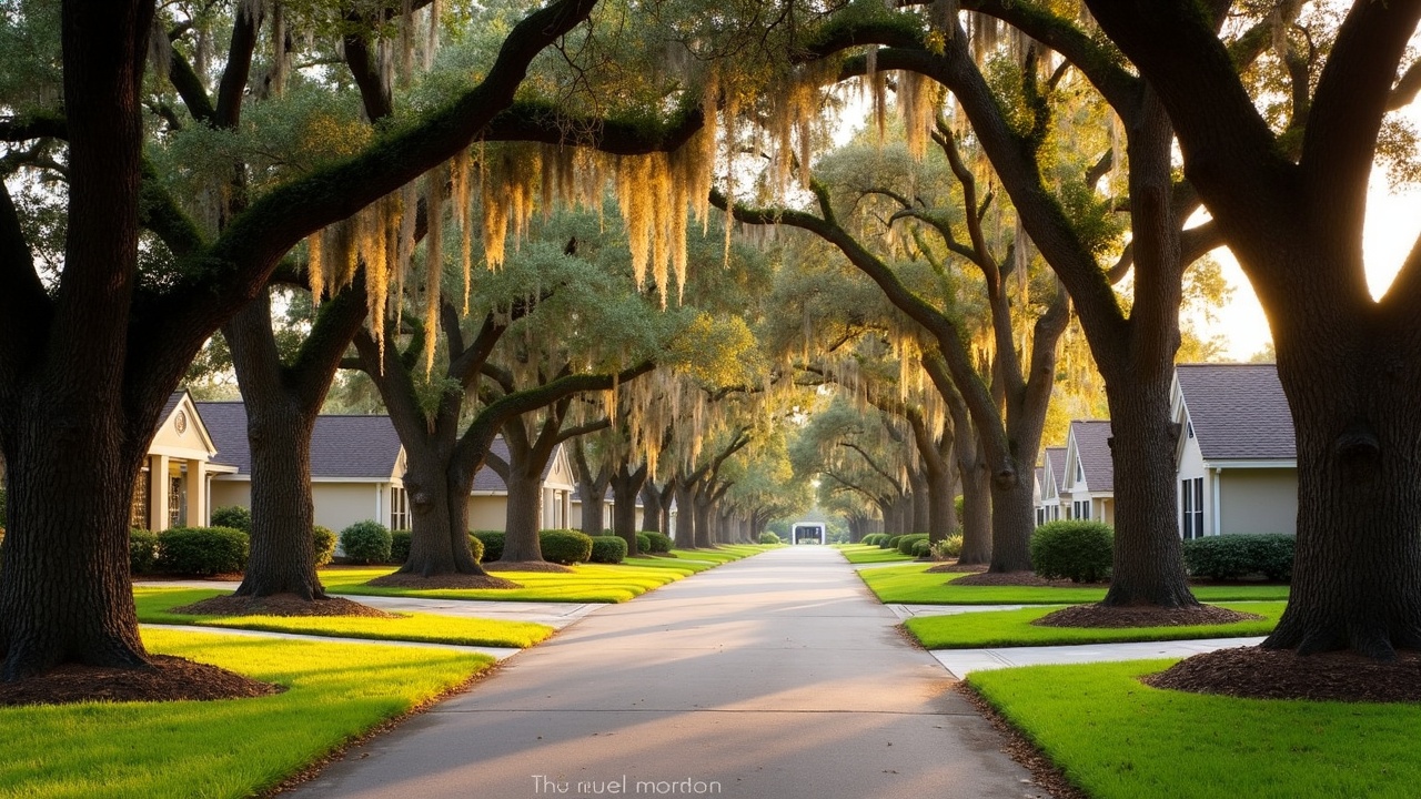 Julington Creek Plantation Florida tree-lined neighborhood
