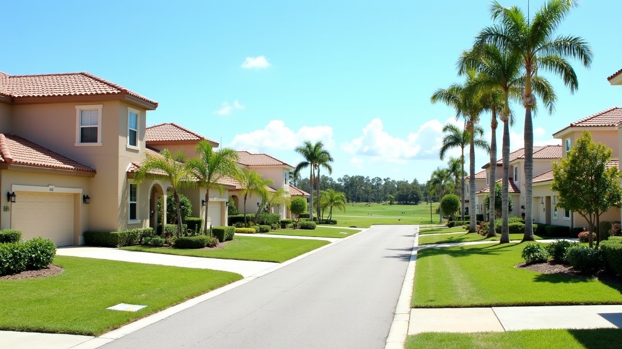 World Golf Village Florida Mediterranean homes and golf course